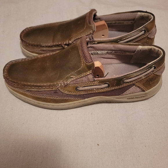Margaritaville Navigator Brown Boat Shoe 11.5 - Picture 2 of 6